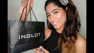 'BLACKEST GEL LINER EVERRR!!! NEW INGLOT MAKEUP HAUL + SWATCHES'