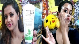 'Lotus Herbals Whiteglow 3 in 1 Cleansing Skin Whitening Facial Foam Review + Application'
