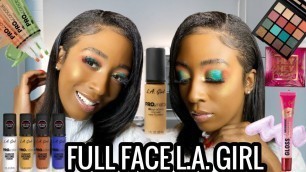 'FULL FACE OF L.A. GIRL COSMETICS| AFFORDABLE MAKEUP TUTORIAL'