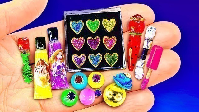 '16 DIY BARBIE COSMETICS / REAL WORKS! CREATE DOLL CRAFTS IDEAS'