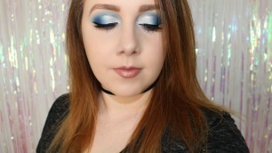 'Jeffree Star Cosmetics BLUE BLOOD palette TUTORIAL AND SWATCHES'