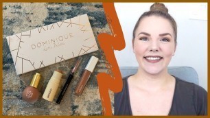 'Testing Influencer Makeup Brands| Em Cosmetics, Persona Cosmetics & Dominique Cosmetics'
