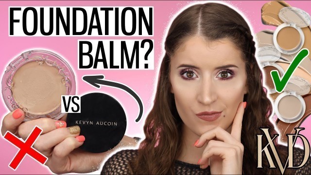 'KVD BEAUTY GOOD APPLE FOUNDATION BALM REVIEW + WEAR TEST! 