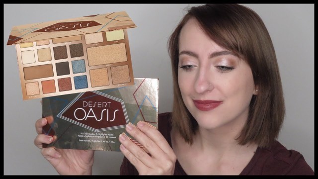 'bh cosmetics desert oasis palette | swatches + tutorial'