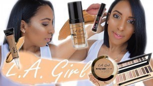 'HIT OR MISS??? LA Girl Cosmetics ONE BRAND Makeup Tutorial | South African YouTuber'
