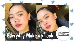 'Everyday Make Up Look ft  Mae Persona Cosmetics'