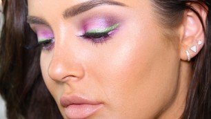 'Playing with Colour!! Purple & Green Eye Makeup feat. BH Cosmetics'