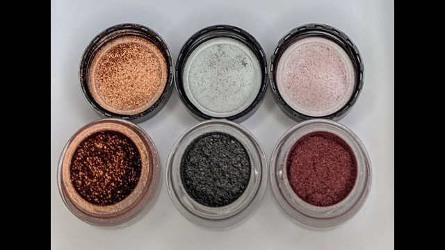 'Inglot Cosmetics AMC Pure Pigments 61, 62, and 63'