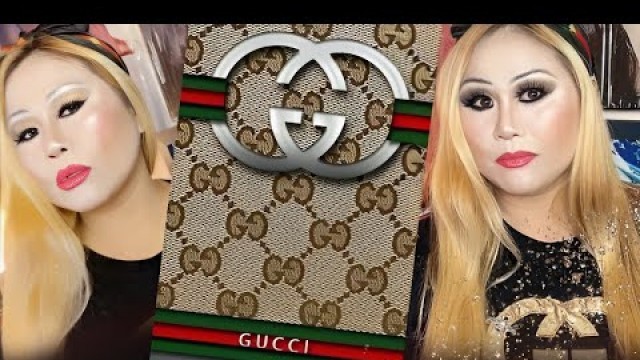 'GUCCI GLAM-INSPIRED MAKEUP TUTORIAL @GUCCI @Morphe @LA Girl Cosmetics'