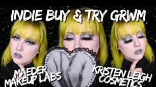 'INDIE MAKEUP BUY & TRY | FEBRUARY EDITION: MAEDER MAKEUP LABS & KRISTEN LEIGH COSMETICS'