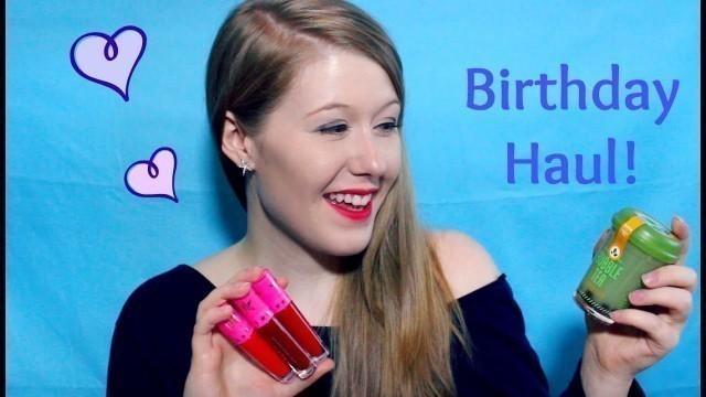 'BIRTHDAY MAKEUP HAUL! | ETUDE HOUSE, GLAMGLOW, JEFFREE STAR COSMETICS'