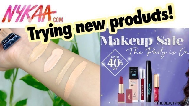 'Nykaa Makeup Sale~Trying New Products! Swiss Beauty, L.A. Girl, Maybelline, Minimalist, Nykaa #2022'
