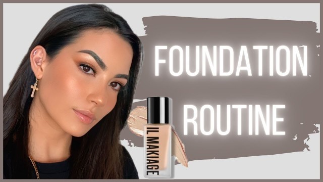 'Easy Full Coverage Foundation Routine | IL MAKIAGE Foundation | Sarah Butler'