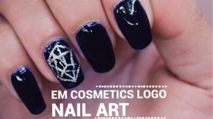'Michelle phan Em Cosmetics New Logo Nail Art'