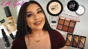 'TESTING L.A. GIRL MAKEUP PRODUCTS | FIRST IMPRESSIONS MAKEUP TUTORIAL'