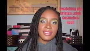 'Swatches of my latest Kristen Leigh Cosmetics Haul!// MakeupnTravel'
