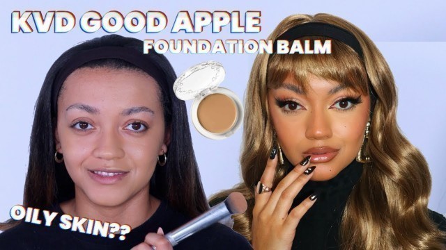 'KVD BEAUTY GOOD APPLE FOUNDATION BALM REVIEW'