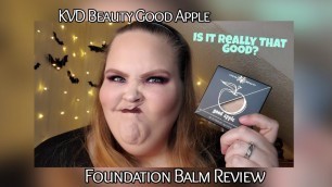 'KVD Beauty Good Apple Foundation Balm Review | The Beauty Gorl | Melissa Leah Garrett'