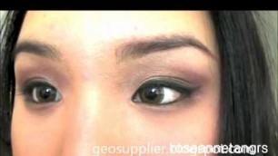 'Geo Tricolor Brown CM-902 Review Black Swan Makeup Michelle Phan 2011'