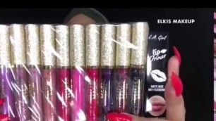'L.A. Girl Glitter Magic Collection Lip Color /Elkis Makeup'