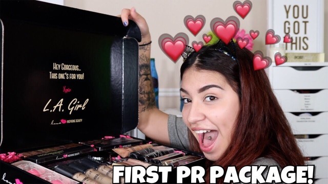 'OMG!! MY FIRST L.A. GIRL COSMETICS PR PACKAGE! - ILLEEN CHAVEZ'