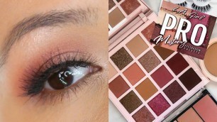 'LA Girl Pro Mastery Eyeshadow Palette tutorial | Blushing makeup look'
