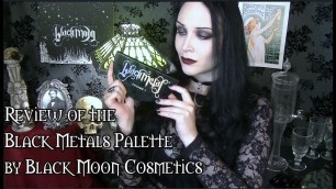 'Review of the Black Metals Palette by Black Moon Cosmetics'