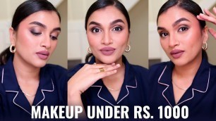 'Makeup Under Rs. 1000 | Maybelline, Miss Claire, Sugar, LA Girl, etc. | BeautiCo.'