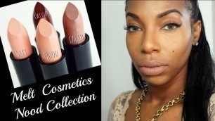 'Melt Cosmetics Nood Collection + Swatches| KennySweets'