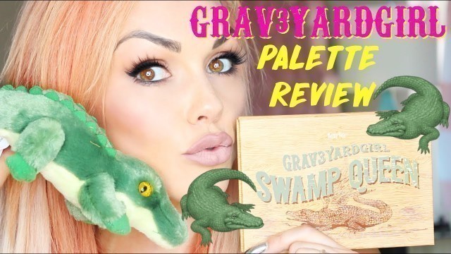 'Makeup Review: Grav3yardgirl Swamp Queen Tarte Palette'