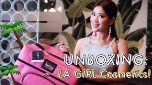 'LA Girl Cosmetics Unboxing! | Janeena Chan'