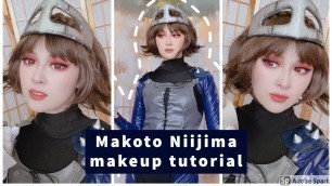'Persona 5 Makoto Niijima Cosplay Makeup Tutorial'