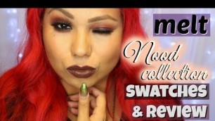 'melt Cosmetics NoOd Collection swatches + review'