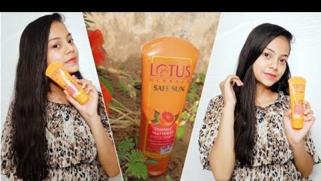 'Lotus Herbals Safe Sun Sunscreen! Honest Review + Demo #osmanjii #subscribe'