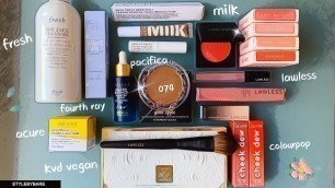 'Makeup & Skin Care Clean Beauty Haul! - KVD Good Apple Foundation Balm Tan 074 - Spring 2021'