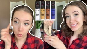 'Making my custom color foundation... AT HOME:O Ft: La Girl cosmetics'