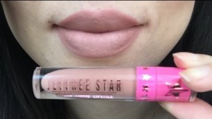'Jeffree Star Mannequin Velour Liquid Lipstick Swatch'