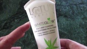 'Lotus Herbals 3 in 1 Deep Cleansing Skin Whitening Facial Form Review.'
