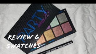 'INGLOT | PARTYLICIOUS 2.0 Eyeshadow Palette | ONE MOVE LIQUID EYELINER | Review and Swatches'