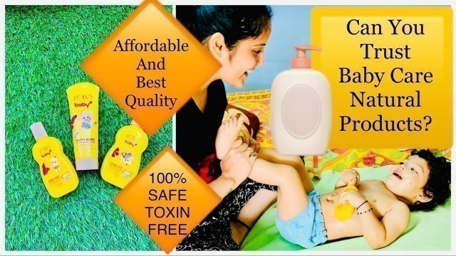 '100% Safe, Toxin Free & Affordable Baby Products l Lotus Herbals Baby l  Products Review'