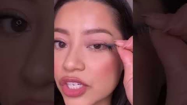 'The trick to lifted eyes! #shortsvideo #makeuptutorial'