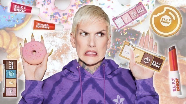 'E.L.F. x Dunkin\' Donuts Makeup.. Is It Jeffree Star Approved?!'