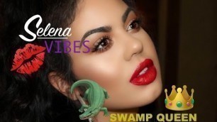 'SELENA VIBES | Tarte Swamp Queen Palette | Bold Red Lip'