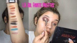 'NEW L.A. Girl Cosmetic\'s Fanatic Eyeshadow Palettes | Paige Oenning'