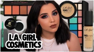 'FULL FACE USING ONLY L.A. GIRL COSMETICS: AFFORDABLE AF MAKEUP TUTORIAL! | MakeupByAmarie'
