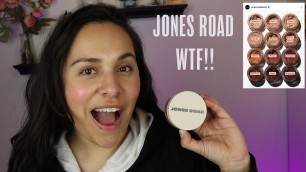 'Jones Road Beauty WTF (What the Foundation) Tinted Moisture Balm / Swatches / 9HR Wear Test'
