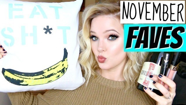 'NOVEMBER FAVORITES | GIVEAWAY, BLACK MOON COSMETICS, WINE, HOME DECOR, SKINCARE'