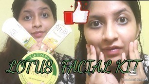 '#sissy_talks Lotus Herbals Facial Kit - In depth review,  Demo || Facial at Home'