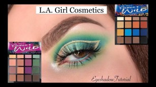 'L.A.GIRL Cosmetics | Fierce & Wild Eyeshadow Tutorial'