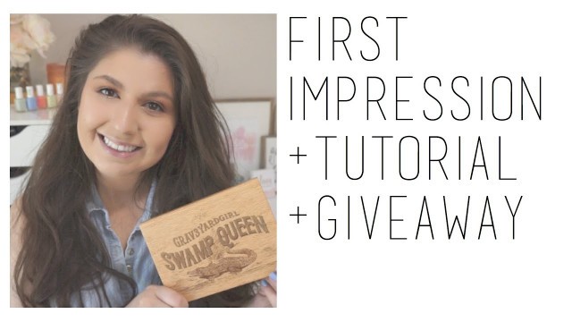 '| First Impression + Tutorial | Tarte Grav3yardgirl Swamp Queen Palette + GIVEAWAY'